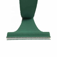 Courroie de distribution en polyuréthane à extrémités ouvertes, recouverte de tissu vert PAZ, 14M-56-8820-NFT-NFB