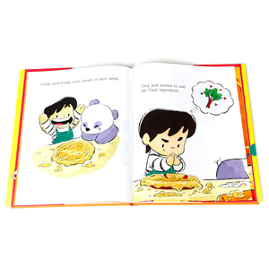 <span class=keywords><strong>Cindy</strong></span> e Panda libro con copertina rigida divertente inglese originale non pirata bassa carta di cartone MOQ per la lettura dei bambini - Product Image 2