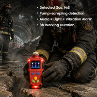 Détecteur de gaz H2S industriel, moniteur de sulfure d'hydrogène à aspiration par pompe, rechargeable, longue durée de vie de la batterie, compteur antidéflagrant
