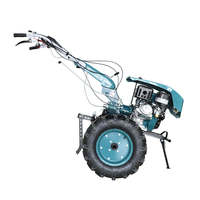 BISON (CHINE) Prix direct usine Motoculteur diesel 6 CV Mini tracteur à deux roues pour l'agriculture et la culture