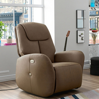 Ensemble de fauteuils inclinables électriques zéro gravité écologiques en cuir pour salon, bureau à domicile et hôtel
