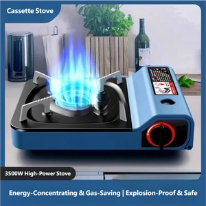 Réchaud à <span class=keywords><strong>gaz</strong></span> portable de camping en plein air, haute puissance, résistant au vent, cuisinière de terrain, 1,54 kg, léger - Product Image 3