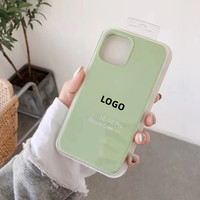 Coque de Téléphone Officielle en Silicone Liquide de Luxe à Bord Intégral pour iPhone 16 SE 6 7 Xr Xs Max 11 12 13 14 15 16 17 Pro Max