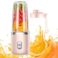 Professionele Roestvrijstalen Messen Draagbare Elektrische Usb Mini Oranje Citrus Citroenblender Mixer Molen Vers Fruit Juicer