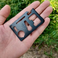 Outil multifonction EDC, couteau de camping, carte d'urgence avec étui en cuir, couteau de poche, couteau suisse, outil de survie