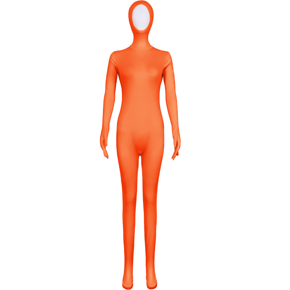 Orange - Unisex style with hands, feet, and face showing