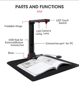 Tự động S5 22mp hệ thống kép Máy quét tài liệu có thể gập lại A3/A4 <span class=keywords><strong>OCR</strong></span> để PDF/từ chuyển đổi tài liệu tốc độ cao - Product Image 5