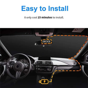 Kamera Dasbor Mobil 1080P Super Night Vision 4K LCD Universal Dual Lens DVR dengan Garansi 1 Tahun Perekam Video untuk Mobil - Product Image 5