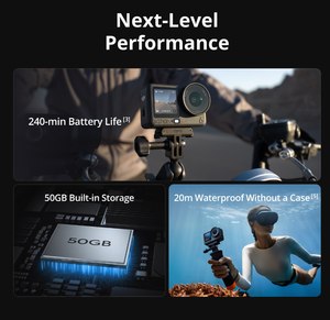 Original Os mo Action 6 Standard Combo Full Handheld 8K <b>Camera</b> with 4-Hour Battery Life Travel Volg Action <b>Camera</b> - Product Image 6