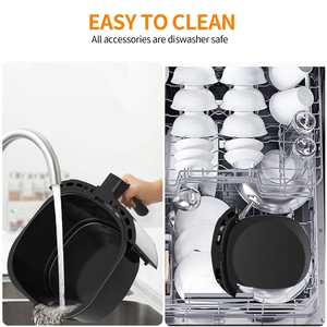 <span class=keywords><strong>Friggitrice</strong></span> <span class=keywords><strong>ad</strong></span> <span class=keywords><strong>Aria</strong></span> Senza Olio dalla Cina 1800W, <span class=keywords><strong>Friggitrice</strong></span> <span class=keywords><strong>ad</strong></span> <span class=keywords><strong>Aria</strong></span> Multifunzione da 8 <span class=keywords><strong>Litri</strong></span> in Silicone Riutilizzabile - Product Image 4