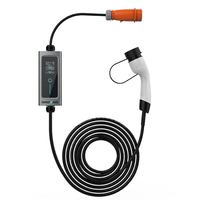Estación de Carga para Vehículos Eléctricos (VE) Inteligente, Personalizada, Económica, de 7KW, 11KW, 22KW, Enchufable, con Cable, Certificación CE, Tipo 1, Portátil
