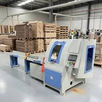 CNC Hochgeschwindigkeits-Schneidemaschine für Holzbearbeitung mit Automatischer 45- und 90-Grad-Dreieck-, Paletten-, Balken- und Blockabschrägung