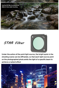 UV CPL STAR NIGHT ND4 ND8 ND16 ND32 ND64 ND1000 Objektiv ND <span class=keywords><strong>Filter</strong></span> Neutral dichte CPL-<span class=keywords><strong>Filter</strong></span> für DJI Action 2 Kamera zubehör - Product Image 6