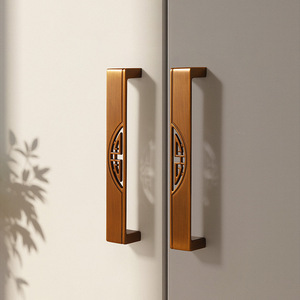 Chinese Style Zinc Alloy Drawer Handles Bar Shape Durable <b>Wardrobe</b> Cabinet Hardware - Product Image 2