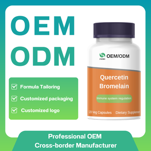 FM OEM/ODM kualitas <span class=keywords><strong>Quercetin</strong></span> bubuk kapsul <span class=keywords><strong>Bromelain</strong></span> pil ekstrak alami <span class=keywords><strong>Quercetin</strong></span> dengan <span class=keywords><strong>Bromelain</strong></span> suplemen kesehatan - Product Image 2