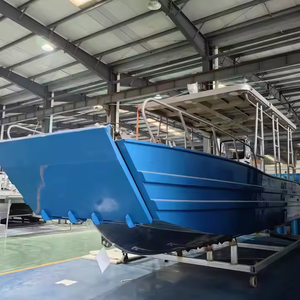 10 metri di atterraggio della cabina del centro piccola chiatta con la rampa di carico alla chiatta del lavoro del fondo di V anteriore per il singolo camion - Product Image 4