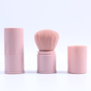 <span class=keywords><strong>Pinceau</strong></span> de <span class=keywords><strong>maquillage</strong></span> angulaire rechargeable à manche en plastique pour le corps, idéal pour la poudre libre, le fond de teint minéral et la poudre compacte - Product Image 2