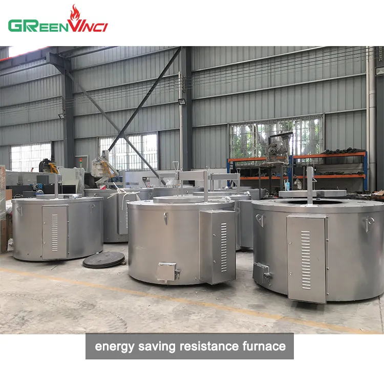 Высококачественная энергосберегающая экологическая высокочастотная алюминиевая печь для плавки металлолома Greenvinci