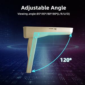จอภาพติดหลังคาแบบมีมอเตอร์สำหรับรถบัส รถไฟ รถบรรทุก เรือ ขนาด 18.5 นิ้ว แบบ LCD ความละเอียดสูง พร้อมพอร์ต USB SD AV และรีโมทคอนโทรล สำหรับความบันเทิง - Product Image 2