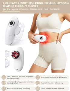 Eveekon - Masajeador Eléctrico de Meridianos con Ventosas, Máquina de Guasha con Luz Roja para Moldear el Cuerpo y la Cara - Product Image 4