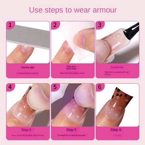 TSZS - Paquete <span class=keywords><strong>de</strong></span> 10 <span class=keywords><strong>Uñas</strong></span> Postizas Francesas con Forma <span class=keywords><strong>de</strong></span> Pico <span class=keywords><strong>de</strong></span> Pato, Decoradas con Piedras <span class=keywords><strong>de</strong></span> Imitación <span class=keywords><strong>de</strong></span> Lujo en 3D, <span class=keywords><strong>Uñas</strong></span> Acrílicas a Presión - Product Image 3