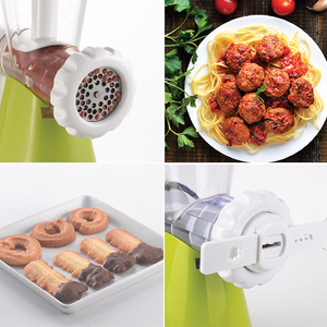 Modern Design Stainless Steel Simple Green Manual Cut Vegetable Tabletop Cookie Maker - Product Image 6