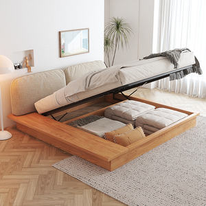 <span class=keywords><strong>Lit</strong></span> table de <span class=keywords><strong>Style</strong></span> japonais Tatami, tapisserie en bois au Design moderne, <span class=keywords><strong>lit</strong></span> Double et King Size - Product Image 2