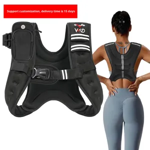 Reflektierende Neopren Umwelt freundliche Gewichts weste für Männer Frauen für das Gehen Kraft training Laufen Übung Joggen - Product Image 6