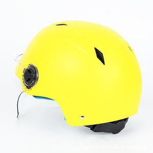 Casque de scooter électrique jaune, taille unique, à libération rapide, réglable, respirant, casque de cyclisme protecteur pour hommes et femmes - Product Image 3