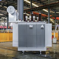 Transformateur immergé dans l'huile en acier PENGTAI S11 100 kVA/200 kVA entièrement scellé 480 V 50/60 Hz, taille personnalisée, triphasé, refroidissement Onan/Onaf