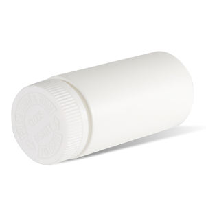 Frasco de pastillas HDPE blanco 150-200ml redondo opaco mate 47mm con tapa espiral resistente a los niños tarro de colores personalizados - Product Image 5