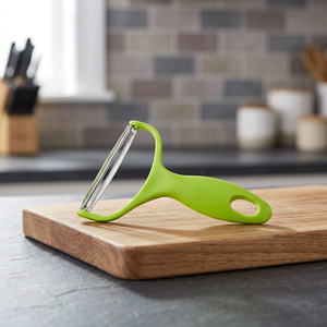 Utensilios de Cocina NOVISON, Pelador de Verduras y Frutas Manual de Acero Inoxidable y PP, Boca Ancha, Ecológico/Sostenible, Apto para Microondas - Product Image 2