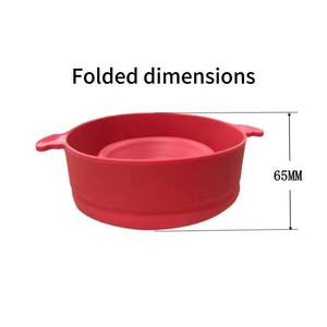 Diskon besar BPA gratis silikon <span class=keywords><strong>Microwave</strong></span> Popcorn Popper dapat dilipat peralatan mangkuk aman untuk mesin cuci piring - Product Image 4