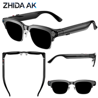 Lunettes Intelligentes de Sport en Plein Air avec Appel Bluetooth, Musique, Contrôle Tactile, Traduction Vocale IA, Caméra 8MP pour Photographie et Enregistrement Vidéo, LOGO