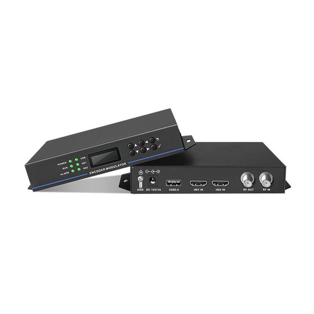 Mini H264 HD to RF ATSC DVB-C Modulation RF Digital CATV Encoder Modulator