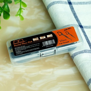 Haute qualité zéro déchet charbon de bambou <span class=keywords><strong>fil</strong></span> <span class=keywords><strong>dentaire</strong></span> Pick Flosser taille de voyage avec récipient en plastique - Product Image 2