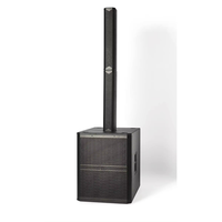 Subwoofer Activo de 15 Pulgadas + Sistema de Altavoces PA Activos de Columna Array de 2 Vías y 4x3, Sistema de Audio Estéreo de Alta Fidelidad, Altavoz de Array