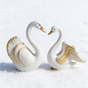 Juego de Figuras de Cisnes para Decoración del Hogar - Product Image 5