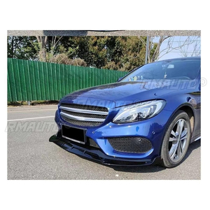 ลิ้นกันชนหน้าทรง Brabus สำหรับตกแต่งรถยนต์ Mercedes Benz C-Class W205 ปี 2015-2018 อุปกรณ์ตกแต่งรถยนต์ - Product Image 3