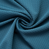 Tela de Punto Jacquard de Nailon/Spandex de 170 g/m², Anti-Pilling, Resistente a la Abrasión, para Camisetas Deportivas de Gimnasio, Tacto Suave