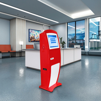 Système de gestion des files d'attente électronique Honyi 17 pouces, borne de distribution de tickets pour la gestion des files d'attente bancaires, équipement de gestion des files d'attente sans fil