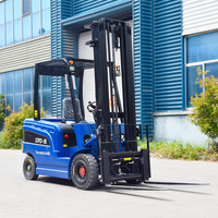 Elektrikli Forklift 1 Ton 1.5 Ton 3 Ton Depo Taşıma Asansörü Akülü Forklift 4 Tekerlekli Montacargas Satılık