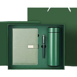 Wholesale Luxury Custom Corporate Gift <b>Set</b> Pu Leather <b>Notebook</b> Pen Cup Personalized Silk Screen Printed Business Gifts - Product Image 2