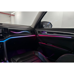 ชุดไฟตกแต่งภายในรถยนต์สมัยใหม่สำหรับ Volkswagen Teramont ปี 2017-2020 ไฟ LED สร้างบรรยากาศภายในรถยนต์ แถบไฟ Symphony จากผู้ผลิต - Product Image 4