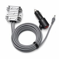 Adaptateur d'alimentation pour voiture Starlink Mini 12V 24V vers 30V 3.5A Convertisseur DC élévateur de tension Prise allume-cigare Boîtier en aluminium Câble de 4M
