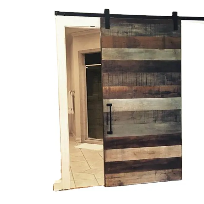 防音デザインハードウェアモダンな頑丈な木製の室内の引き戸のドア
