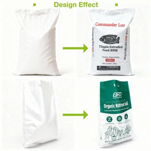 Sacs tissés en PP biodégradables et réutilisables de 10 kg, 20 kg, 25 kg, 50 kg pour l'alimentation animale, avec doublure intérieure en plastique PE – Approvisionnement direct usine - Product Image 5