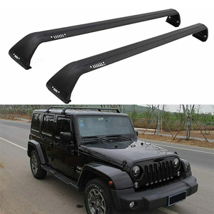 Barras Transversales de Techo para Auto JOESHIER de Aleación de Aluminio Negra para Jeep Wrangler JK JL 2006-2025 Gladiator 2018-UP, Capacidad de Carga 75KG - Product Image 3