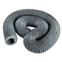 Tuyau de ventilation flexible en PVC résistant au feu, moulé, taille personnalisable, léger et durable pour l'évacuation des systèmes CVC