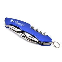 Couteau de poche multifonction Jiayang F55 7 en 1 en acier inoxydable avec manche en alliage d'aluminium pliable pour la randonnée et le camping en extérieur